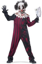 Boys Killer Clown Costume Size Medium