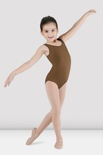 Bloch Girls Dynamic Tank Leotard Size 4-6 - Almond