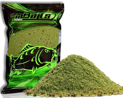 Magic Baits Method Feeder Mix Green Betaine 1Kg Angelfutter