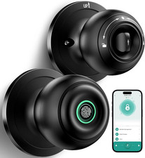 Fingerprint Door Lock, Smart Fingerprint Door Knob with Lock, Biometric Door Kno
