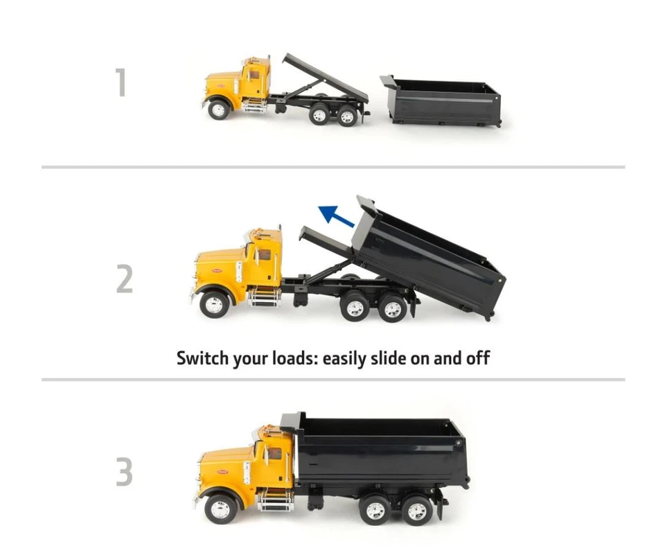 ERTL, PETERBILT with interlocking tipper and accessories, 1/32, ERT47523 - Image 3 of 4