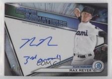 2021 Bowman Chrome Prime Chrome Signatures 49/50 Max Meyer #PCS-MM Auto 2g6