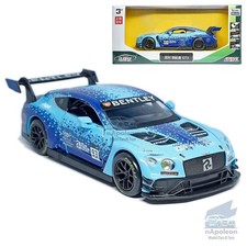 1:32 Bentley Continental GT3 #93 Modelo Coche Diecast Vehículo Colección Niños Regalo