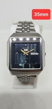 Orologio Seiko 5 Automatico Vintage Cassa Esagonale 35mm Quadrante Blu Dettagli