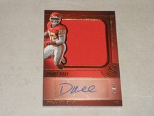 2025 Panini Silhouette Bronze Autograph Auto Game Used Jersey Dante Hall 58/99