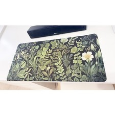 23.6"x11.5" Botanical Floral Large Gaming Mouse Pad Non-Slip Desk Keyboard Mat