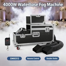 PAIDUN 4000W Low Lying Fog Waterbase Haze Machine Ground Fogger Stage Effect DMX