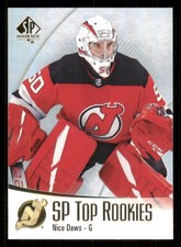 2021-22 SP Authentic Top Rookies Nico Daws New Jersey Devils #TR-48