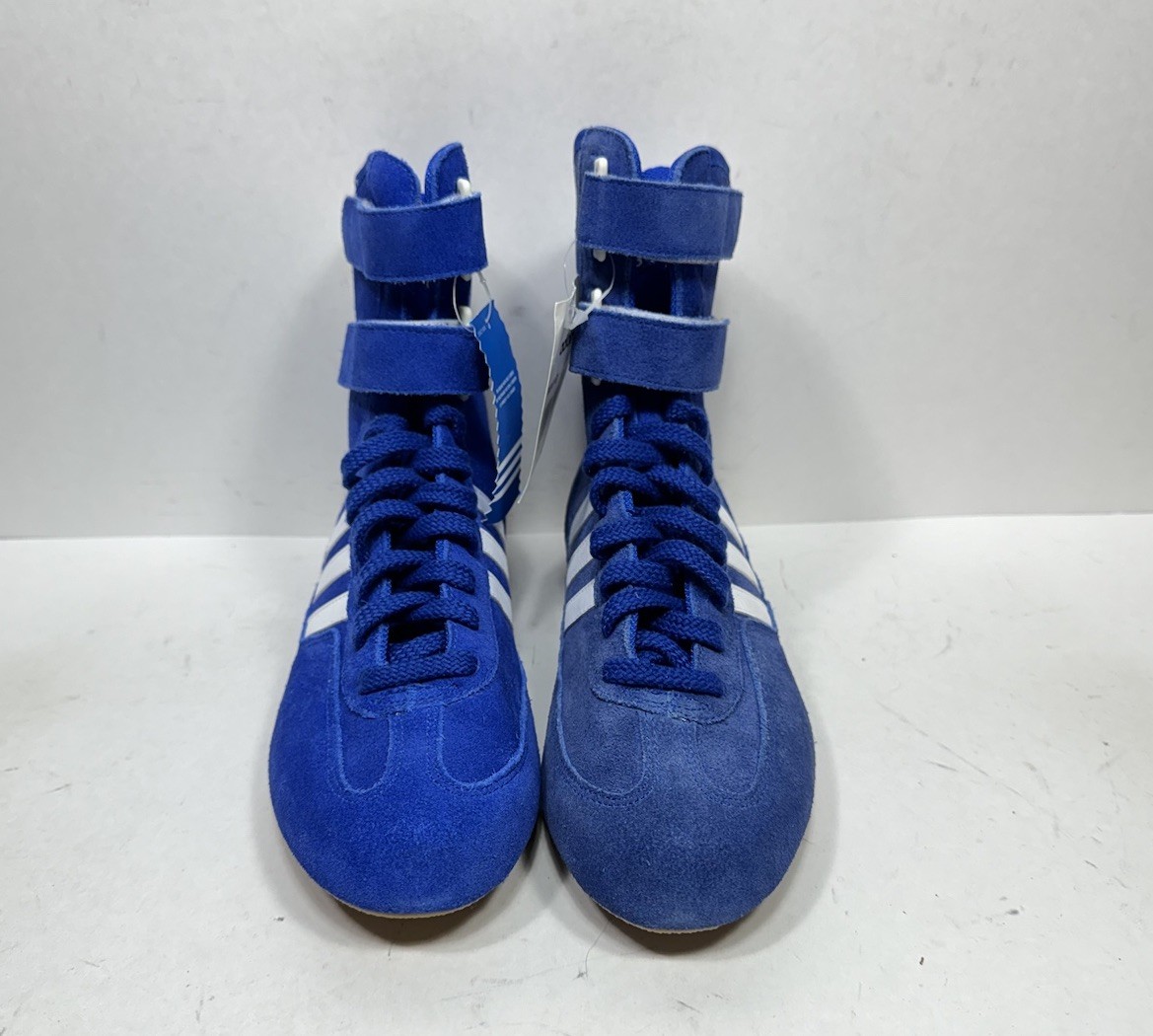 Adidas Monza Racing Driving Blue Suede Shoes Men's Size 8 382673