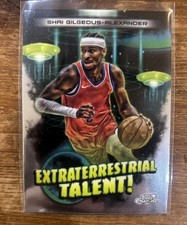 2024 Topps Cosmic Chrome - Extraterrestrial Talent Shai Gilgeous-Alexander ET-20