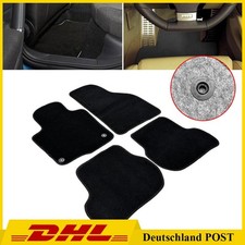 Schwarz Plüsch Fußmatten Rutschfest 4er set für VW Golf 5 MK V Variant Limo