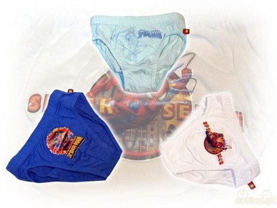 SPIDERMAN  MARVEL Spiderman Schlüpfer 3x Jungen Slips Unterhosen Größe  92/98