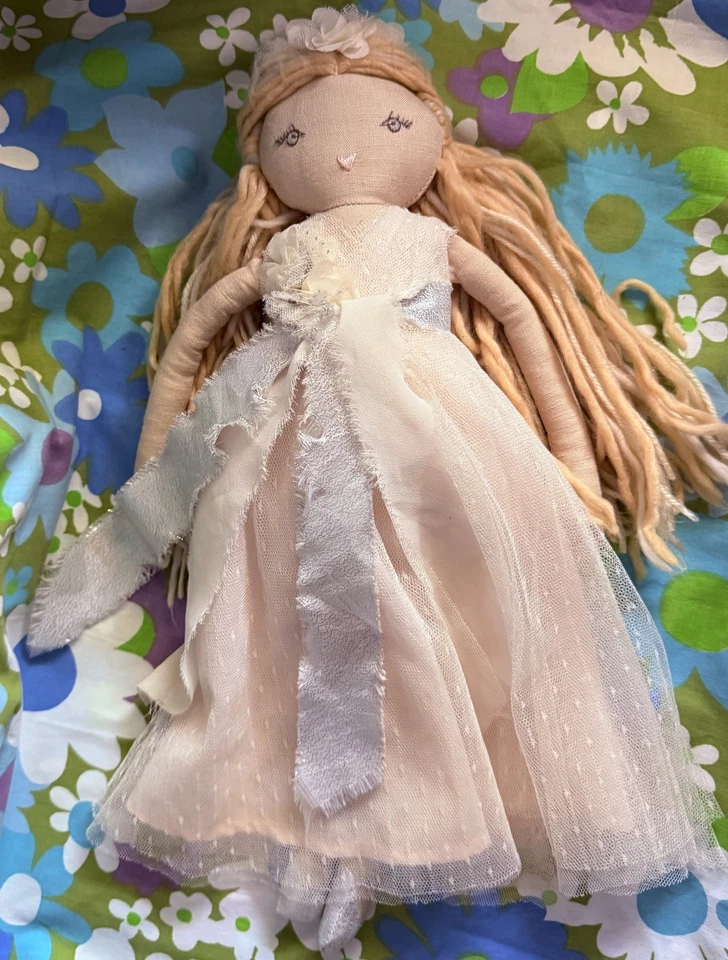 Pottery Barn Kids X Rachel Ashwell Anna Diseñador Muñeca de Peluche Juguete Princesa Ballet Foto 3 de 4