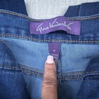 Gloria Vanderbilt Women’s Mid-Rise Straight Blue Dark Wash Stretch Jeans, 14 — photo 1