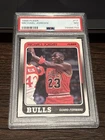 1988 Fleer Basketball #17 Michael Jordan PSA 7 card