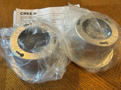 Cree KXKR4TDMF KR Series 4'' LED Recessed Downlight Aluminum Trim Lot of 2