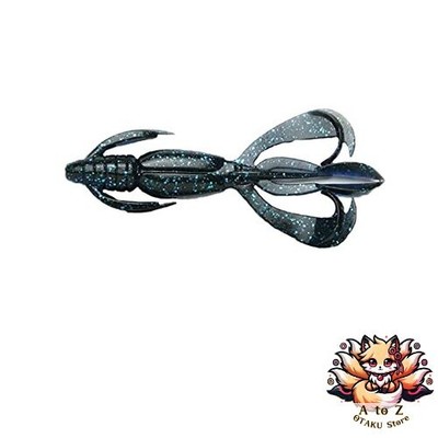 NEW Keitech Crazy Flapper 3.6-inch #413 Black Snubbull