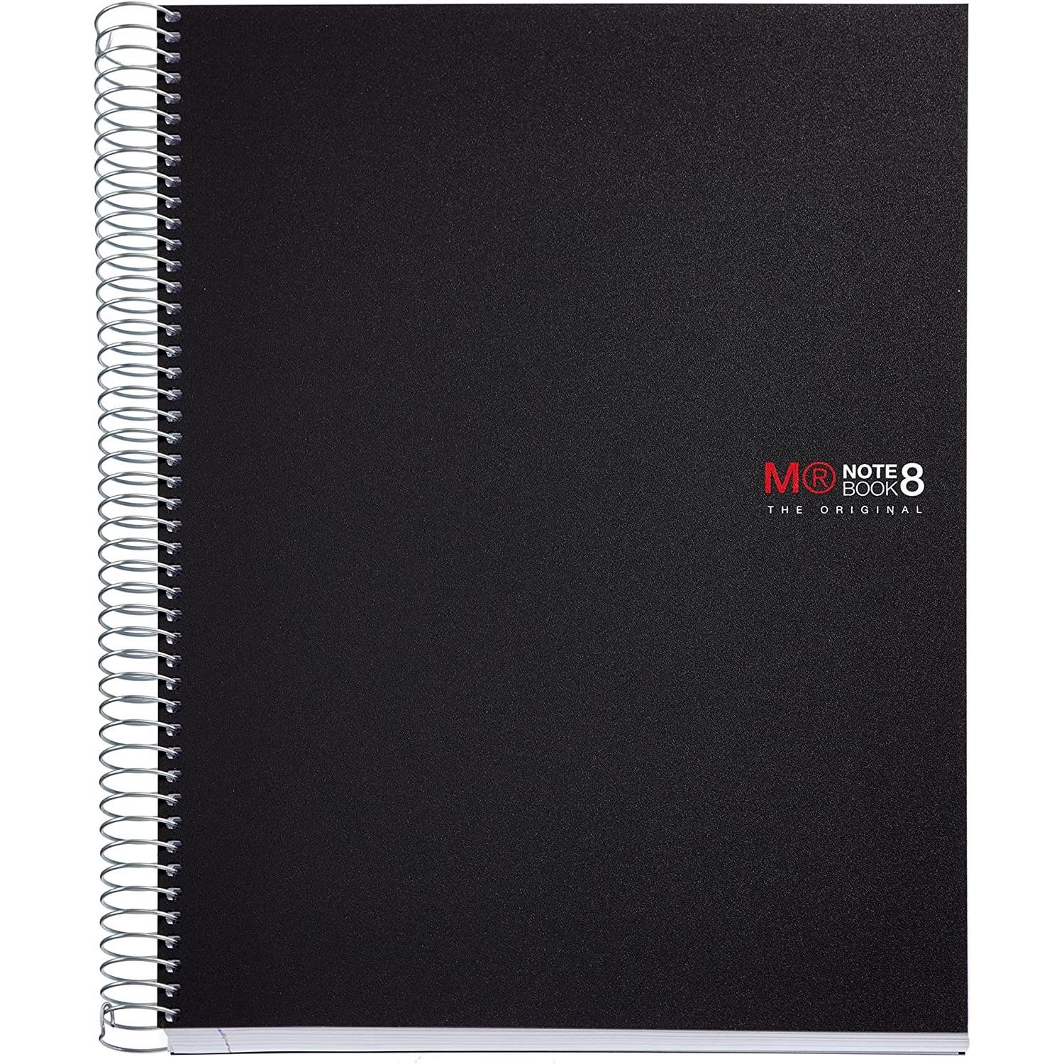 Cahier Miquelrius A4 quadrillé 5mm noir 200 pages pour écriture et schémas