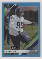 2019 Panini Donruss Optic Rookies Aqua Prizm 63/299 LJ Collier #113 15ej