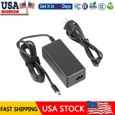 For Lenovo Yoga 45W USB-C Type-C Laptop Charger Power Supply Adapter 20V 2.25A