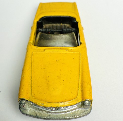 1971 Matchbox Lesney Superfast SF27 Mercedes 230SL Yellow WIDE WHEELS England - Picture 3 of 5
