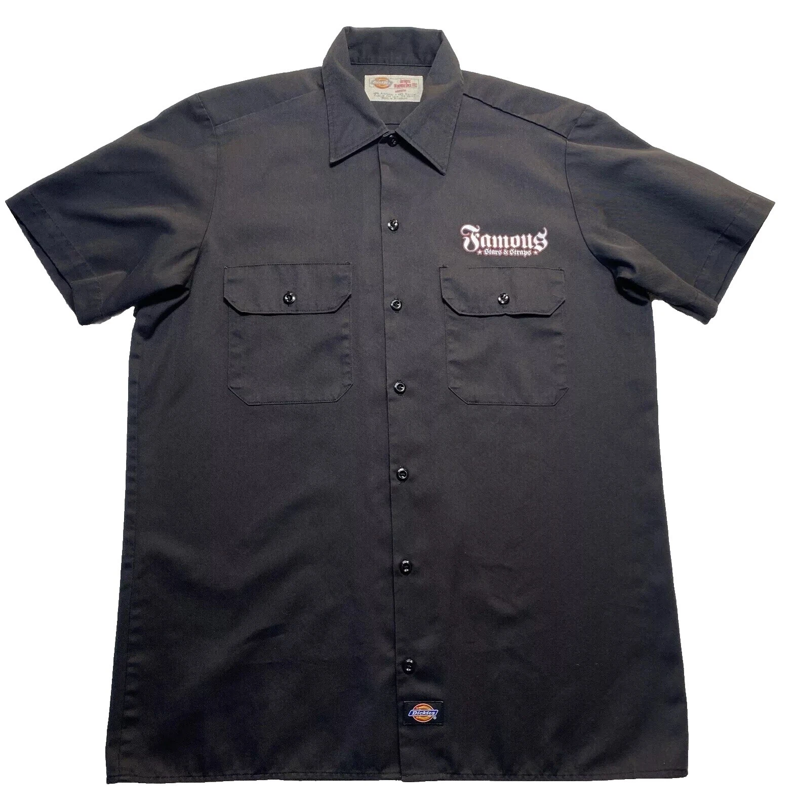 Famous Stars & Straps Algodón Solid Informal Con Botones camisas para hombres