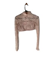 Balera LONG SLEEVE LACE CROP TOP SA