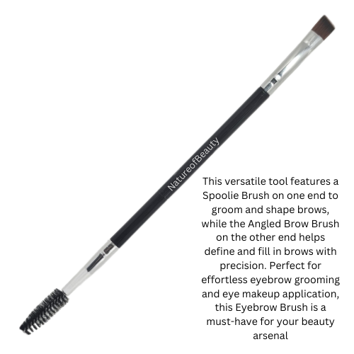 Dual-Ended Eyebrow Brush & Blending Spoolie - Precision Grooming Tool - Picture 3 of 3