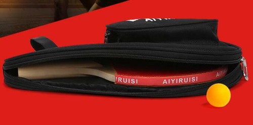 Raqueta de tenis de mesa impermeable bolsa de ping pong bolsa de pádel estuche de pelota - Imagen 5 de 12