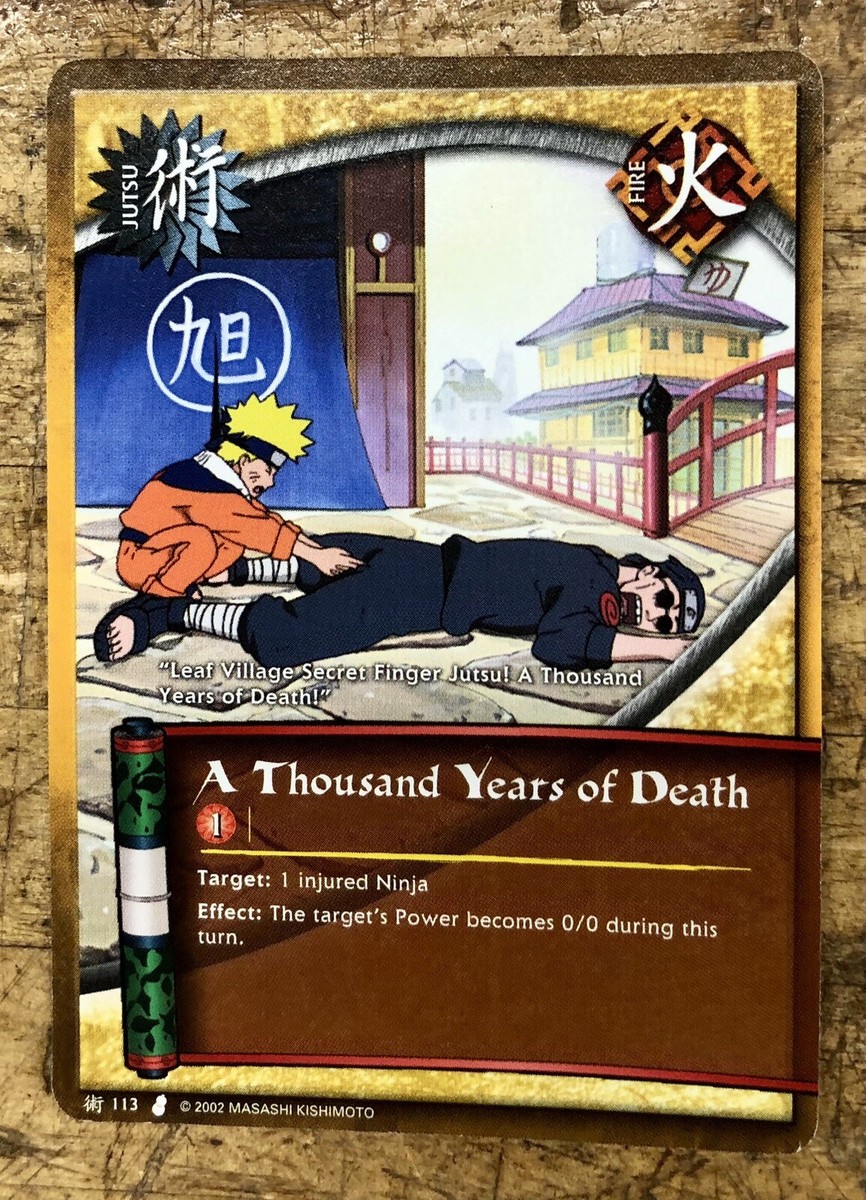 2002 Shonen Jump's Naruto Collectors Card Game #113 A Thousand