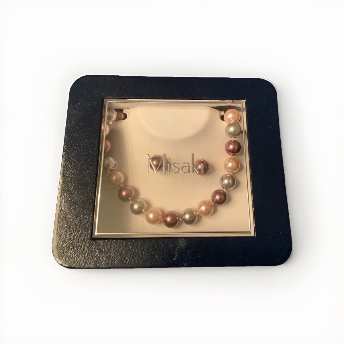 Misaki Pink Pearl Necklace Earring Set New UK