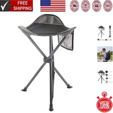 Versatile Foldable Tripod Chair - Lightweight Seating for Travel & Outdoor Use