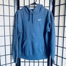 Nike Sportswear Club Fleece Women's Size XS Pullover Hoodie Blue