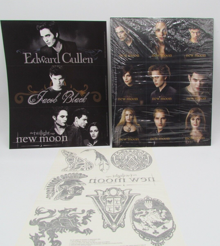 TWILIGHT MOVIE EPHEMERA LOT - DVDs, trading cards (opened), temporary tattoo etc - Picture 19 of 24