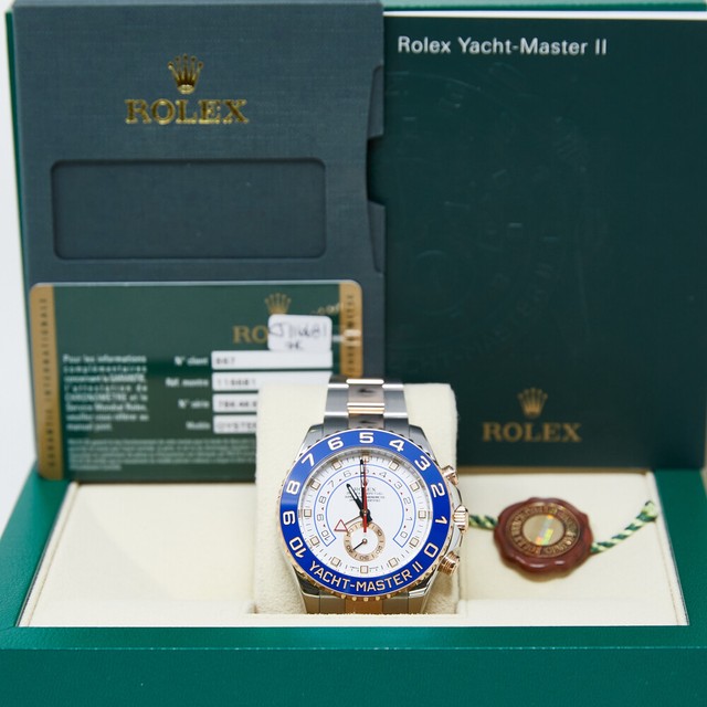 Rolex Yacht-Master II White Men's Watch 