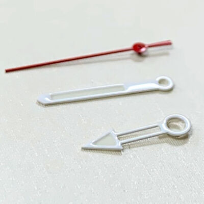 White Red Watch Hands Green Luminous Watch Pointer for NH35/NH36/4R36 Movement