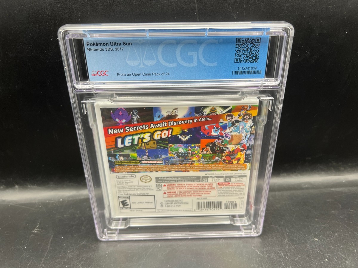 Pokemon Ultra Sun Nintendo 3DS CGC 9.8 A++ FACTORY SEALED MINT