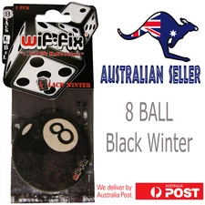Car Air Freshener 8 BALL - BLACK WINTER Tree Freshner Truck Home 