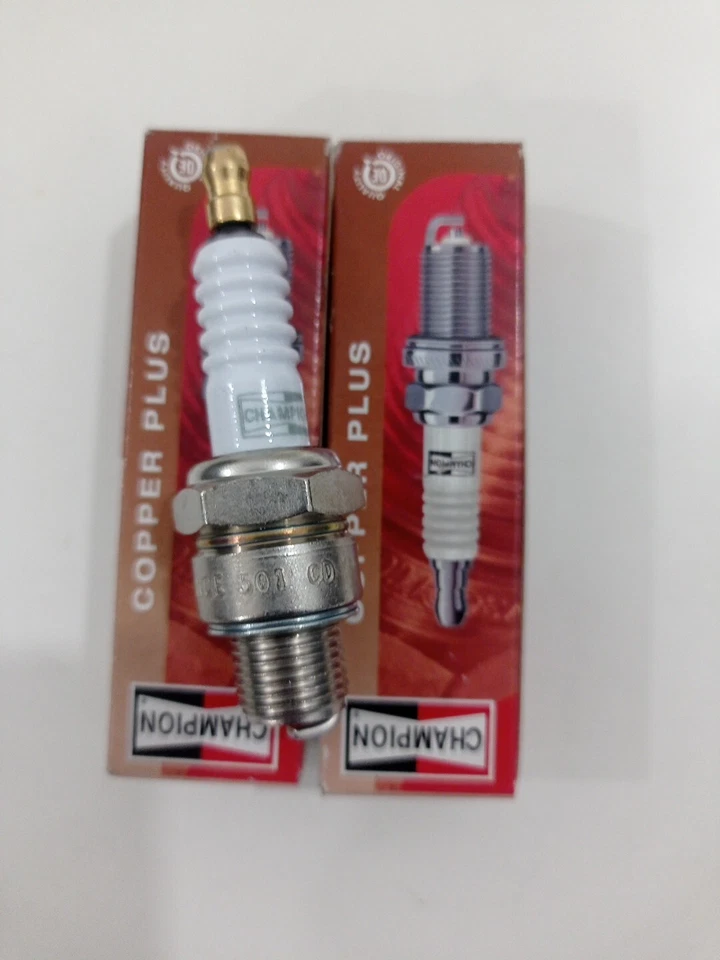 Bougie 4 pièces CHAMPION DUCATI GT 860 1974-1975,VESPA V5A, BONJOUR, SPECIAL ... - Photo 3/4