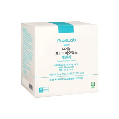 ProsLab Organic Prebiotics Family 756g(4 Packs) / 4 Month Supply