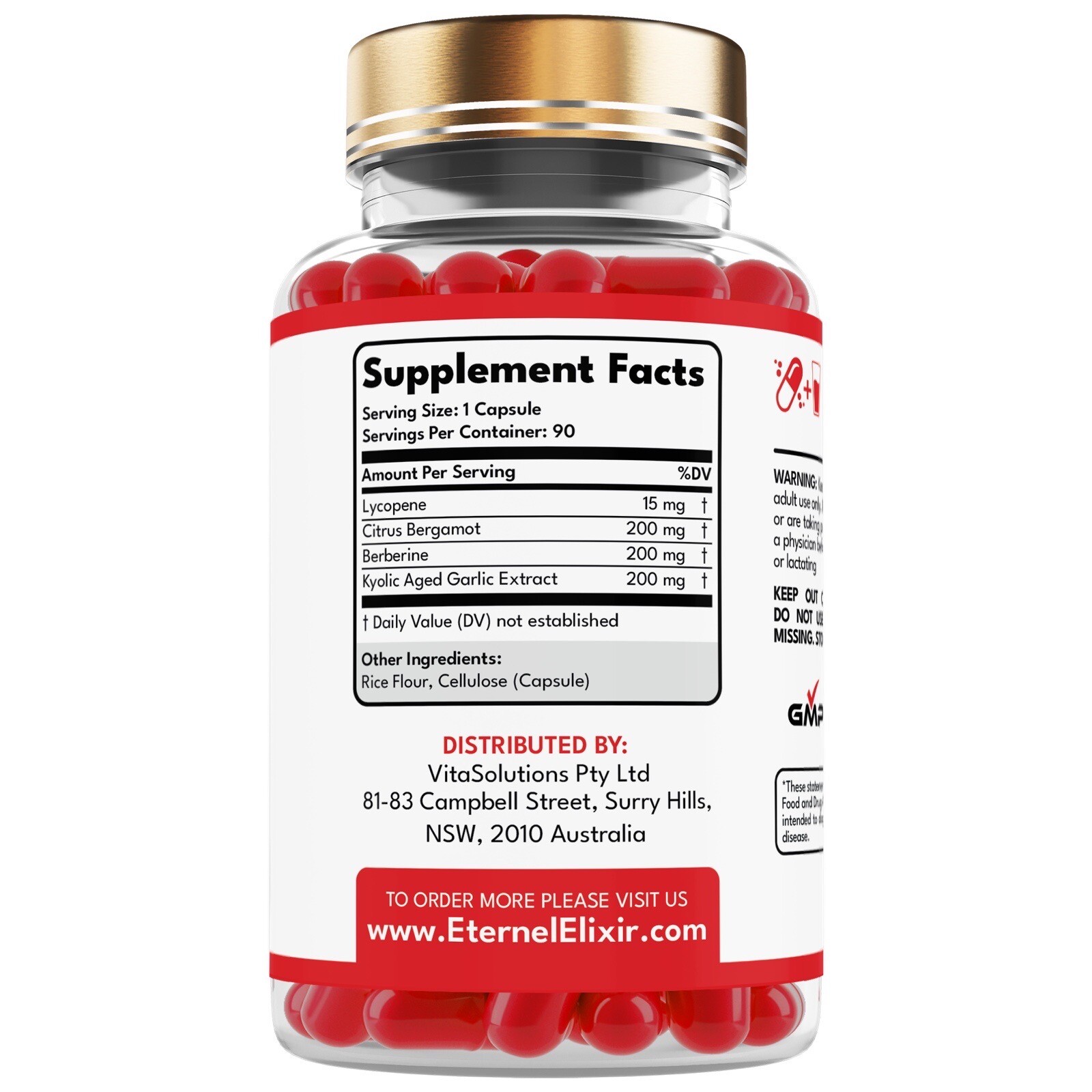 Advanced Cholesterol Support Berberine Citrus Bergamot Lycopene
