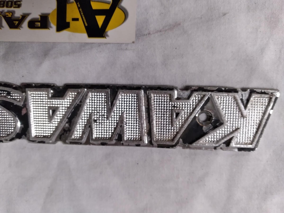 OEM Kawasaki gas petrol fuel tank badge Emblem Z1 KZ750 kz900