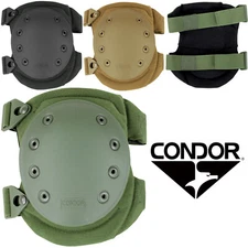 Condor KP2 Tactical Adjustable Non Slip Rubber Cap 0.5" Foam Knee Pads 2 Pack