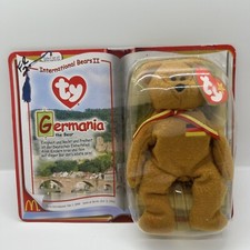 Vintage Ty Beanie Baby Germania The Bear 2000 Brand New Sealed