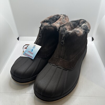 Ankle Boots Womens Zip Up Duck Boots NEW-Women's Propet Boots-Lumi