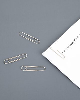 Non-Slip Paper Clips, 300 Large Paper Clips (3 Boxes of 100), 2  Silver Non-Slip
