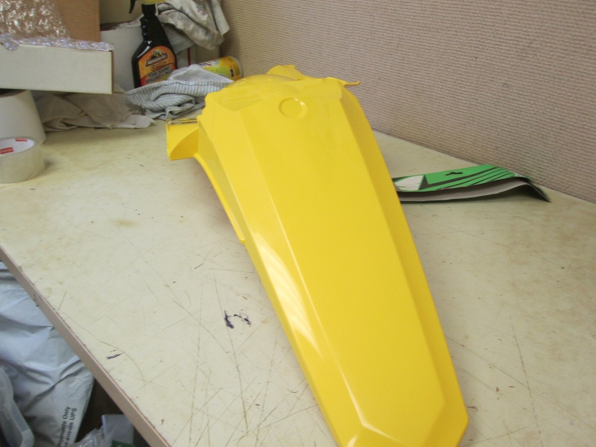 UFO REAR FENDER - YAMAHA YZ250F14-18 + YZ450F 14-17 / YELLOW | eBay