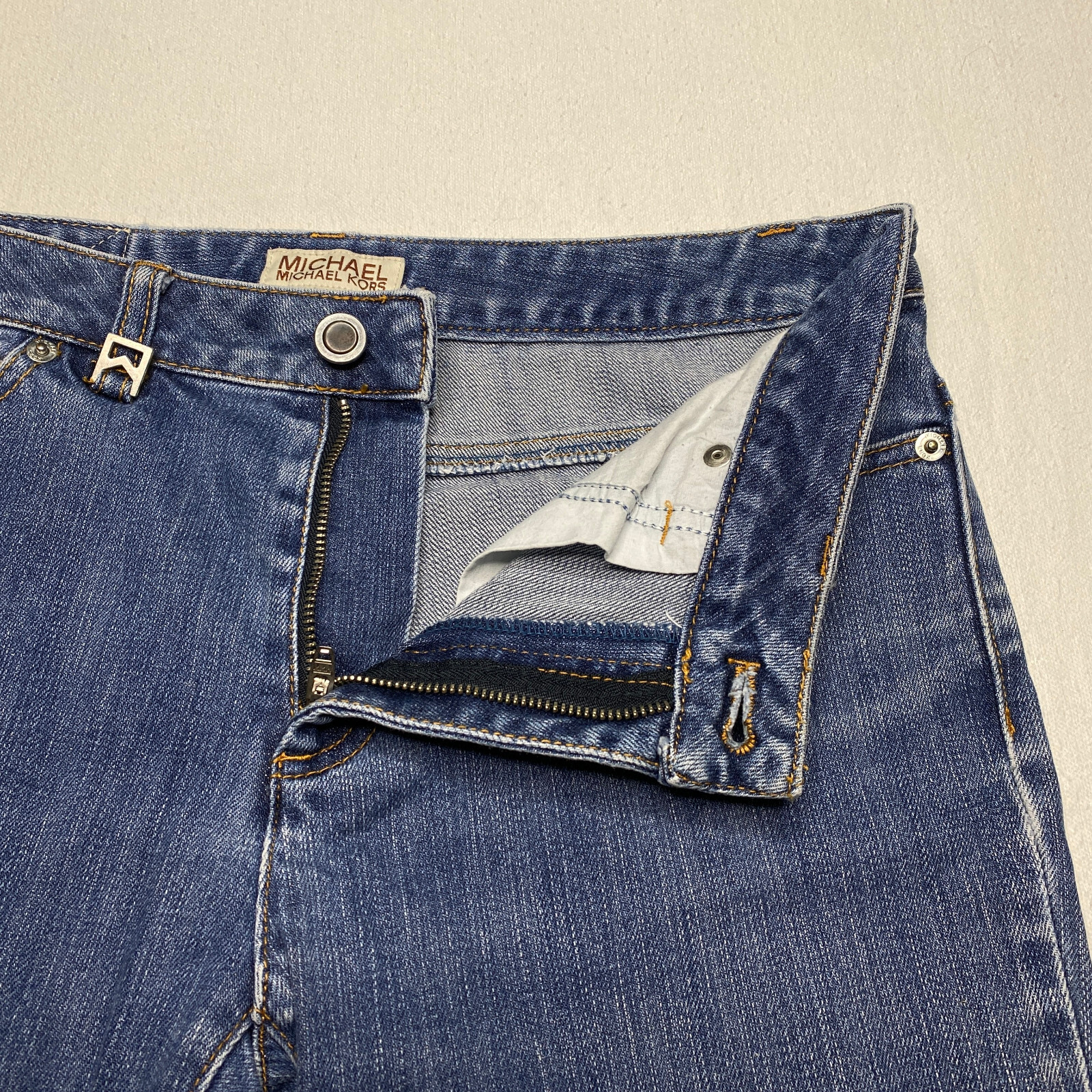 Michael Kors Jeans sz 4 Medium Wash Denim Mid Rise Bootcut Classic Clean Girl thumbnail 11