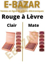 Lot Rouge à Lèvres Liquide Mat Waterproof Hydratant Longue Tenue Maquillage