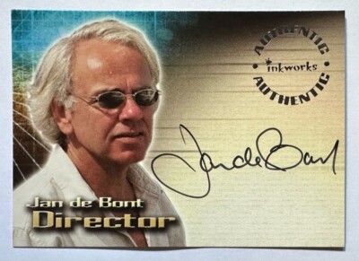 TOMB RAIDER : JAN DE BONT THE DIRECTOR AUTOGRAPH CARD 2001 INKWORKS LARA CROFT